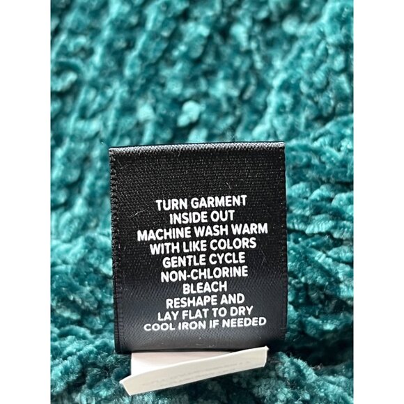 Torrid Womens Size 2 Green Chenille Cardigan Sweater Lace-Up Back Detail Open - Picture 10 of 12